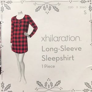 Women’s buffalo plaid sleep shirt